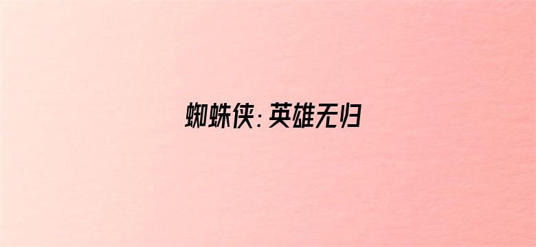 蜘蛛侠：英雄无归